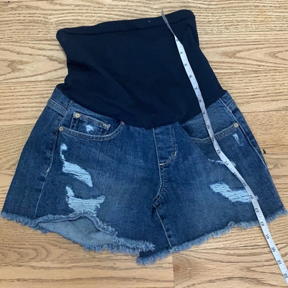 JOE’S JEANS MATERNITY DISTRESSED SHORTS 28 - Picture 6 of 8